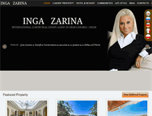 Tablet Screenshot of ingazarina.com